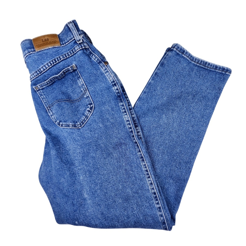 Vintage Lee Original Jeans Women's 14M High Waist Mom Jeans 90's Made‎ in USA